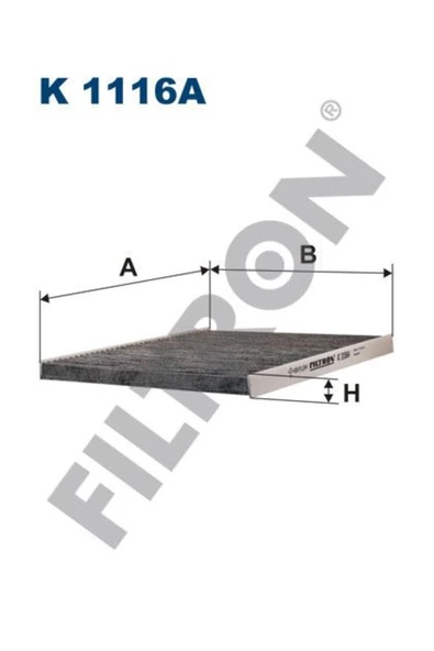Filtron KABIN FILTRESI (FIAT ürün görseli 1