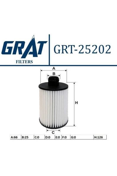 GRAT 4818038 Yag Fıltresı - ( Chevrolet: Captıva 2.2d 11 Cruze 11 / Opel: Antara 2.2cdtı 10) Uyumlu ürün görseli 1