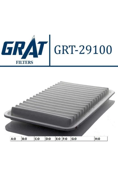 GRAT 29100 Hava Filtresi Mazda 2 Mazda 3 Demıo 07- ürün görseli 1