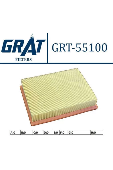 GRAT 55100 Hava Filtresi Actyon Sports 07- Kyron 05- Sports 2.0xdı ürün görseli 1