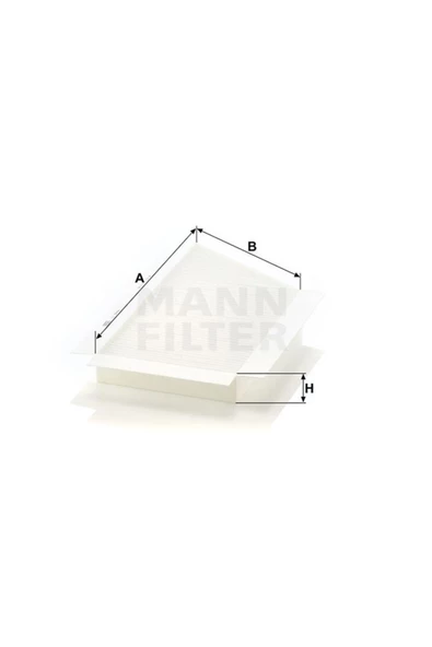 MANN FILTRE KABIN (PEUGEOT  206 1.4 1.6/ P206 + 1.4HDI 70PS 09- ) ürün görseli 1