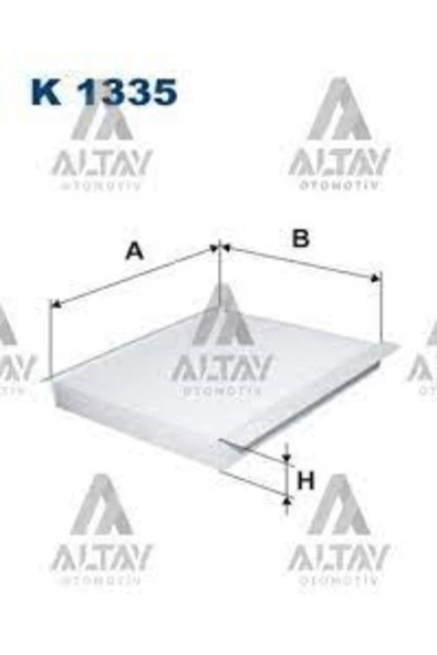 Filtron POLEN FİLTRESİ FIAT 500L 0.9 1.3D 1.4 1.6D MULTİJET 12> 500×1.6 MLTJT 14> ürün görseli 1