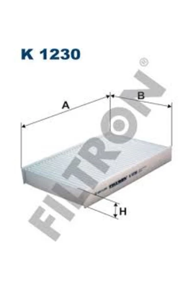 Filtron POLEN FİLTRESİ FLUENCE 1.6 16V 2.0 16V 1.5 DCI 10> JUKE 1.6 1.5 DCI 10> ürün görseli 1