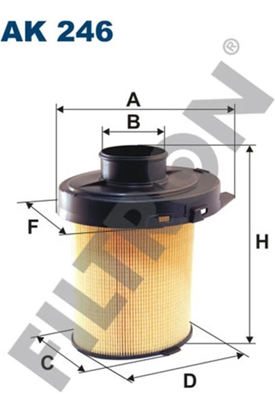 Filtron Hava Filtresi Cıtroen Zx 1.1 60hp 03-91-06-97 Ak246 ürün görseli 1