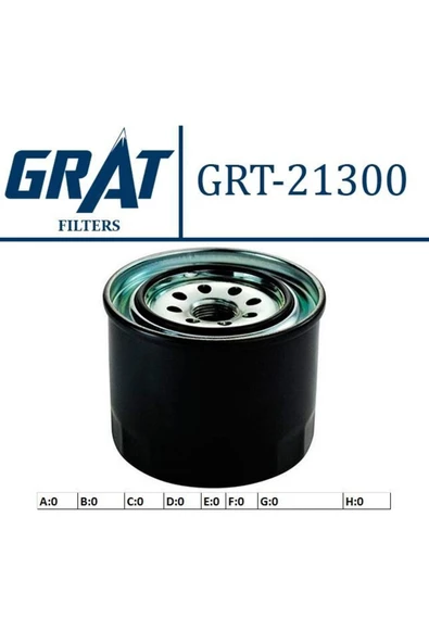 GRAT Mazot Fıltresı - (mıtsubıshı: Fe635 / Fe659 Turbo / Fuso Fe839 / Fe859 / Hyundaı Hd35 / Hd75 "atom T ürün görseli 1