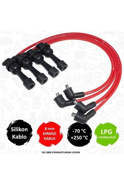 TORK PERFORMANS SILIKON BUJI KABLOSU HONDA CIVIC 8895  KARB.ROVER-200ROVER-400 8895 ürün görseli 1
