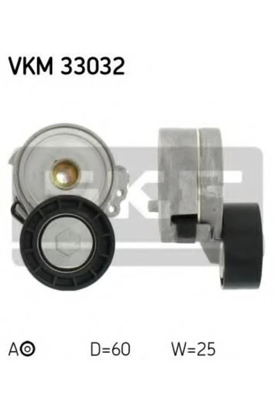 SKF V KAYIS GERGI RULMANI KUTUKLU ( PEUGEOT   PARTNER 1.9 DW8 02 SONRA AC ) ürün görseli 1