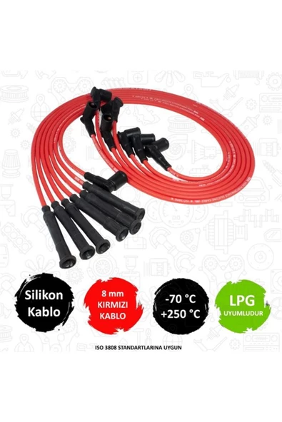 TORK BUJİ KABLOSU ( BMW   320 E21 E30 2.0 / 323 E21 E30 2.3 / 520 E28 2.0 12V 77-87) ürün görseli 1