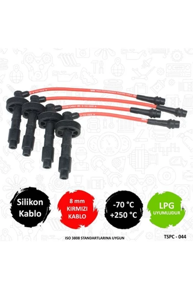 TORK PERFORMANS SILIKON BUJI KABLOSU (RENAULT   LAGUNA 2.0 16V 95-01 ) TOYOTA RAV4 (1998 , 129 - 135 PS) ürün görseli 1