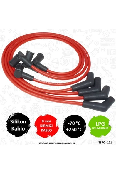 TORK PERFORMANS SILIKON BUJI KABLOSU ( FORD  ESCORT VII / FIESTA IV / KA 1.3 8V 95-02 ) UYUMLU ürün görseli 1