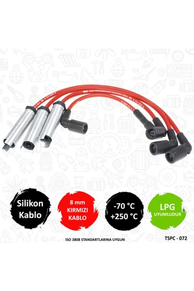 TORK 96305387  Chevrolet Kalos 1.4 8v  Buji Kablosu ürün görseli 1