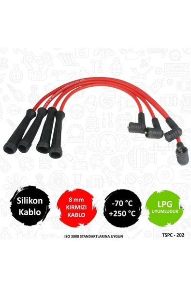TORK PERFORMANS SILIKON BUJI KABLOSU (RENAULT  CLIO-KANGOO-TWINGO 1.2 D7F) ürün görseli 1