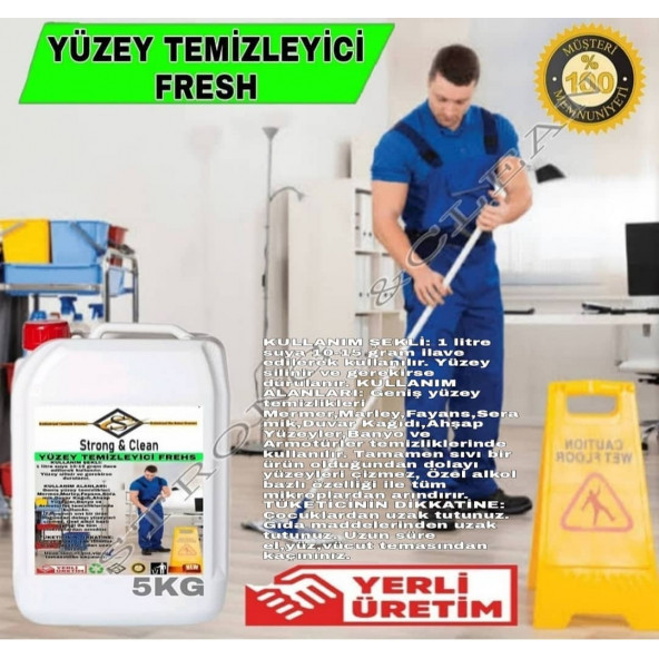 Yüzey Temizleyici Fresh Kokulu 5KG ürün görseli 1