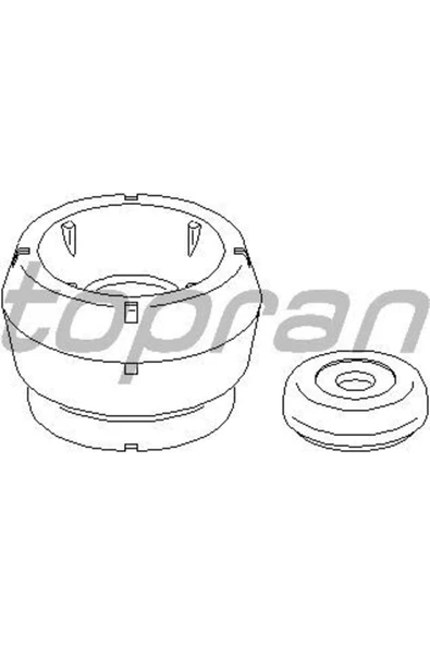TOPRAN 108561001 Ön Amortisör Takozu-rulman (vw Golf 98-06 Polo 10- Audi A3 97-03 Seat Ibiza 09-17 L ürün görseli 1