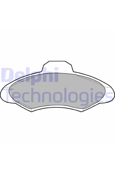 DELPHİ FREN BALATASI ON WVA 21171 ( FORD   ESCORT IV / V ) ürün görseli 1