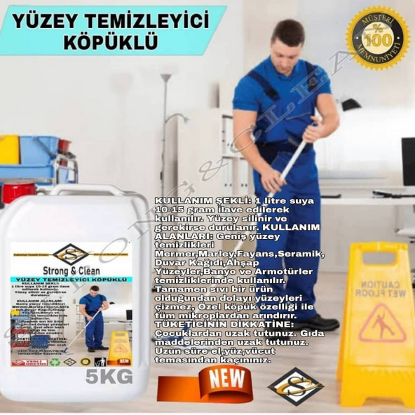 Yüzey Temizleyici Köpüklü 5KG ürün görseli 1