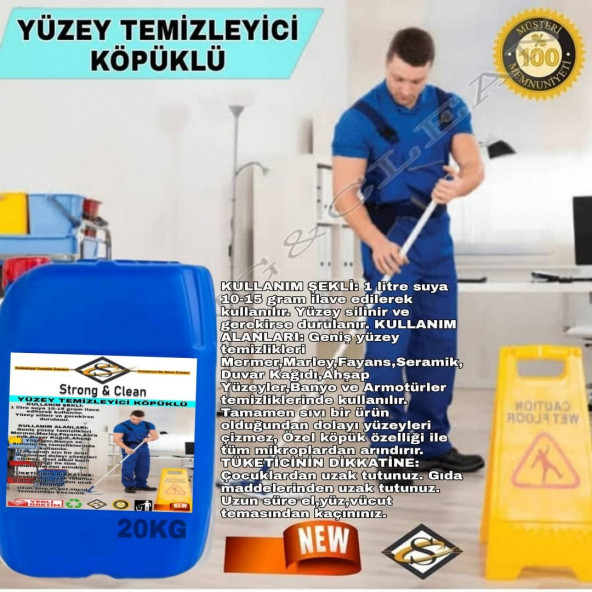 Yüzey Temizleyici Köpüklü 20KG ürün görseli 1
