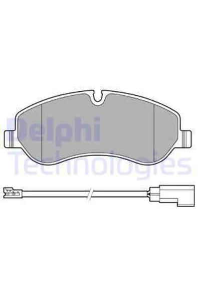 DELPHİ ÖN FREN DISK BALATA FISLI ( FORD   TRANSİT CUSTOM V362 12- V363 14- ) ürün görseli 1