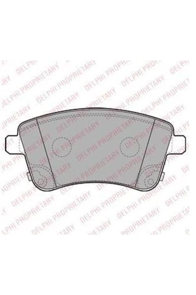 DELPHİ BALATA FREN ON-(HYUNDAI  IX20 11/14/KIA  VENGA 11/14  ) ürün görseli 1
