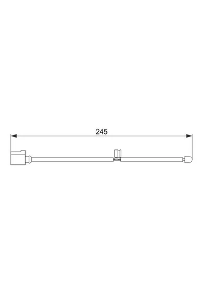 Bosch BALATA FISI-245MM VW AUDI PORSCHE ürün görseli 1