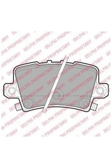 DELPHİ BALATA FREN ARKA-(HONDA  CIVIC 07/11  HB /CIVIC 2012//  HB  ) ürün görseli 1