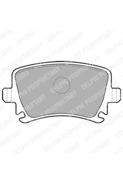 DELPHİ ARKA FREN BALATASI-KABLOSUZ-  (VW CADDY 04-11  GOLF 04-14  AUDI A3 04-13  SEAT LEON 06-13  SKODA OCT ürün görseli 1