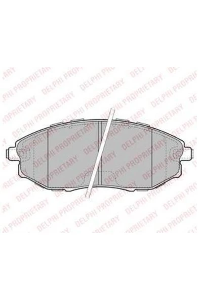 DELPHİ BALATA FREN ON-(CHEVROLET  EPICA  2.0-2.5-2.0D  EXECUTIVE 06/) ürün görseli 1