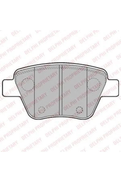 DELPHİ FREN BALATASI ARKA(AUDI A1 1.2TFSI 1.4TFSI 1.6TDI 10-/A3 1.6TDI 09-/ SEAT LEON 1.2TSI 10-/VW BEETLE) ürün görseli 1