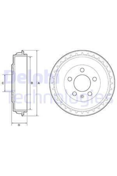 DELPHİ Bf563 Kampana (vw Polo 18- Seat Ibiza 18-) ürün görseli 1