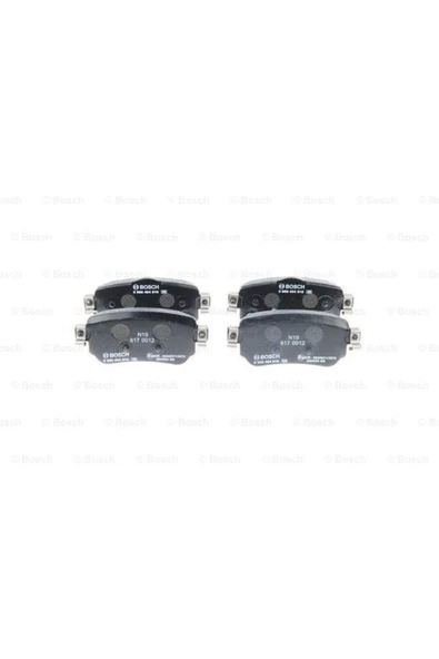 Bosch FREN BALATASI ARKA NISSAN QASHQAI J11 2013-/ XTRAIL T32 15-/ RENAULT KADJAR KOLEOS 2015-/ ürün görseli 1