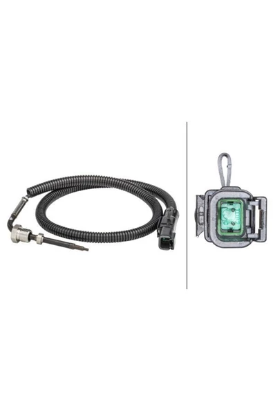 Hella EGZOZ SICAKLIK SENSORU 575MM-2 KUTUPLU-VOLVO Uyumlu ürün görseli 1
