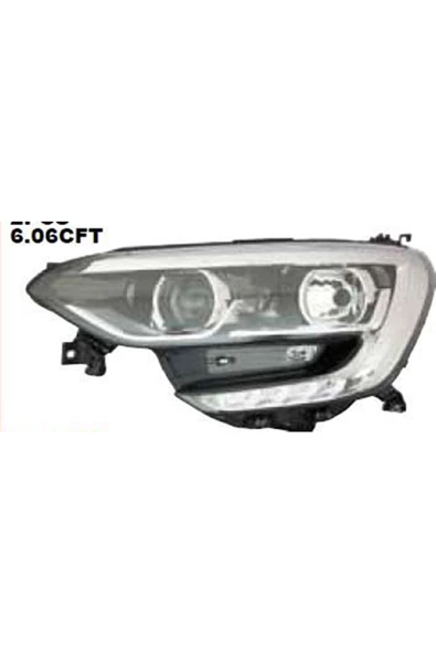 AYFAR FAR SAG MOTORLU LEDLI KROM ÇERÇEVELI RENAULT MEGANE IV 2016-2020 JOY MODEL ürün görseli 1