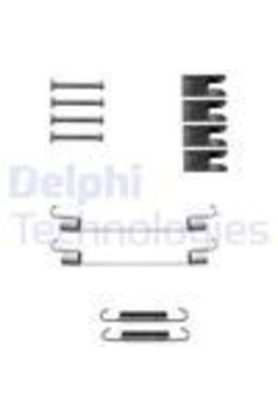 DELPHİ FREN PABUC MONTAJ TAKIMI ( NISSAN NOTE 06/12 / RENAULT CLIO III 06//TOYOTA  RAV4 06/ / YARIS 05/) ürün görseli 1