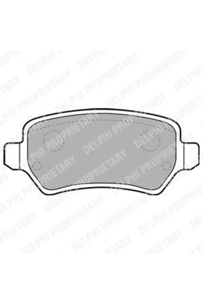 DELPHİ FREN BALATASI ARKA WVA 23417 ( OPEL   ASTRA G ZAFIRA 01-- ) ürün görseli 1