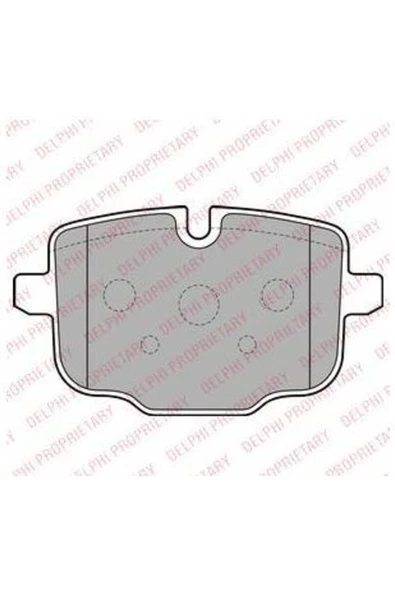 DELPHİ FREN BALATASI ARKA ( BMW F10-F11-F12-F13-F06 / 5.35 5.25 ) ürün görseli 1