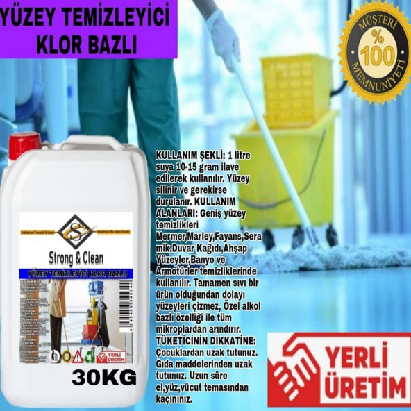 Yüzey Temizleyici Klor Bazlı 30KG ürün görseli 1