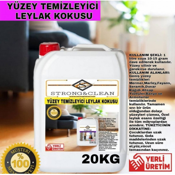 Yüzey Temizleyici Leylak Kokulu 20kg ürün görseli 1
