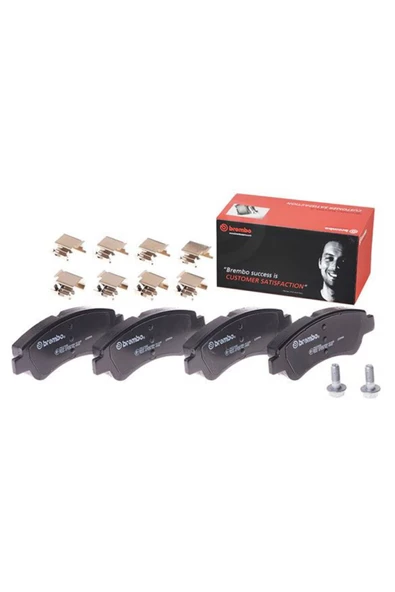 Brembo BRE-P 61 066-FREN BALATASI ON PEUGEOT 301 PARTNER 307 1 4 HDI 208 12 13 BOXER CITROEN ürün görseli 1