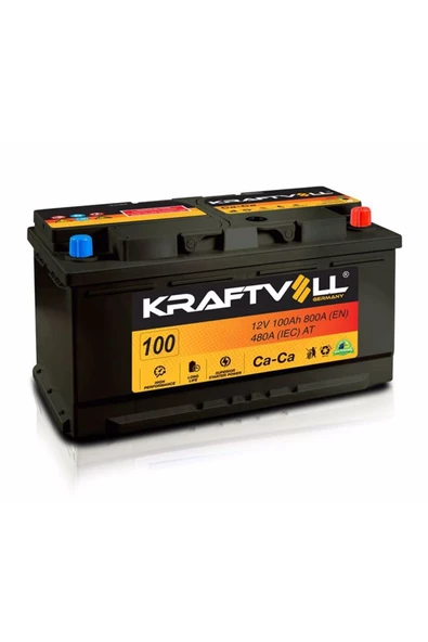Kraftvoll 12V 100AH AKÜ ürün görseli 1