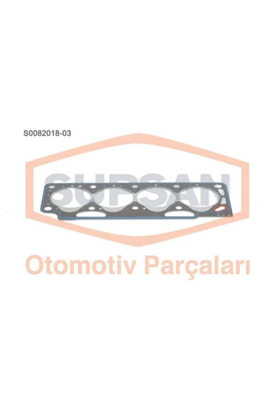 SUPSAN S0082018-3 Silindir Kapak Contası 3 Delık R19 Clıo Express Kangoo Megane 1.9d F8q Saçlı Klıng ürün görseli 1