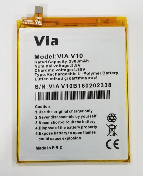 Casper V10 Batarya Pil Orjinal ürün görseli 1