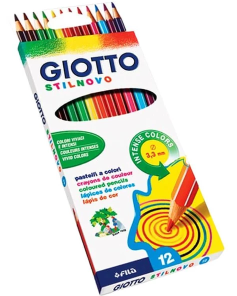 Giotto Stilnovo Kuru Boya Seti 12li ürün görseli 1
