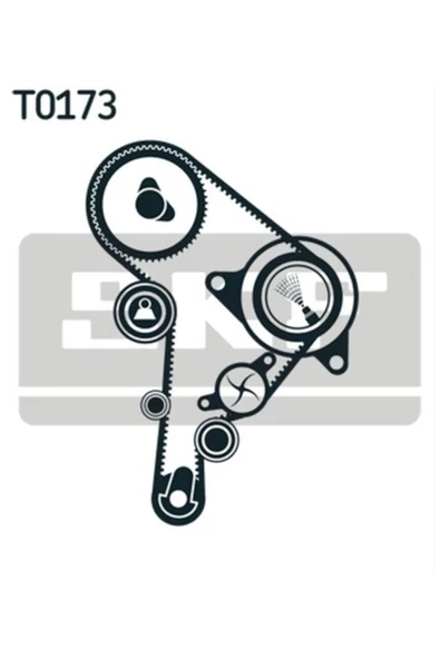SKF Triger Gergi Seti ( Vw: Crafter 2.5 Tdi Bjk Bjl Bjm Motorlar ) - Skf-Vkma01244 ürün görseli 1