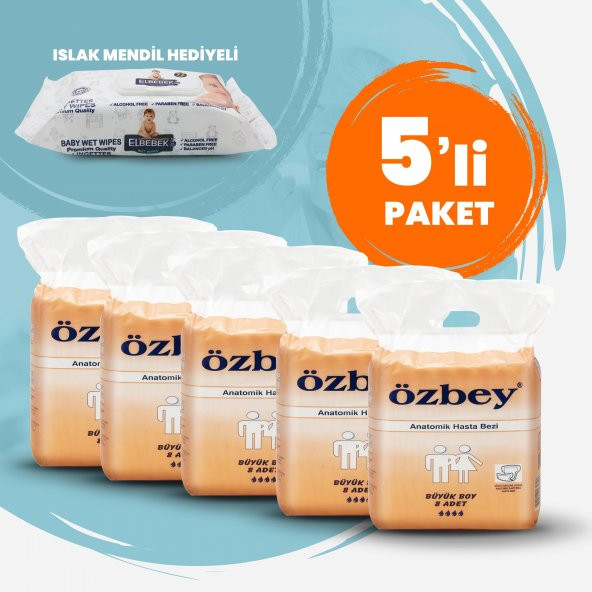 Pedix Anatomik Hasta Bezi Büyük Boy(L) 40 Adet (BELBANTSIZ) ürün görseli 1