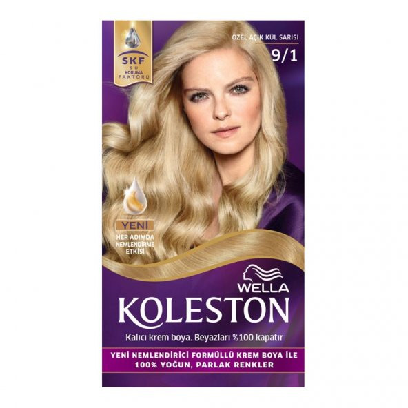 Koleston Kit Saç Boyası  9/1 Özel Açık Kül Sarısı ürün görseli 1