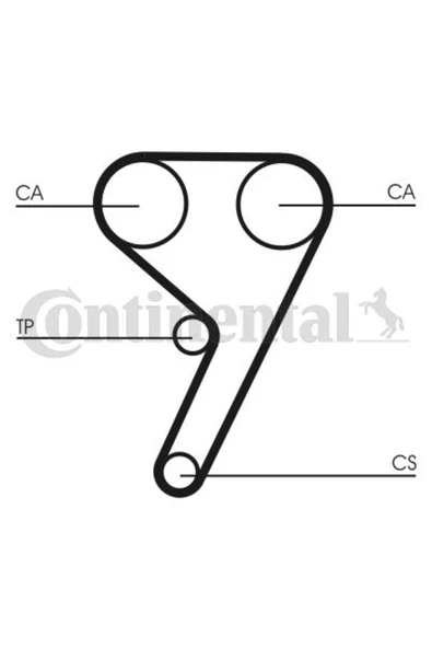 CONTITECH TRIGER SETI ( FORD   FIESTA 1.4-1.6 ZETEC 01-12 FOCUS 1.6 ZETEC 03- ) ürün görseli 1
