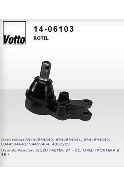 VOTTO 14-6103 Rotil Alt Campo Faster Trooper ürün görseli 1