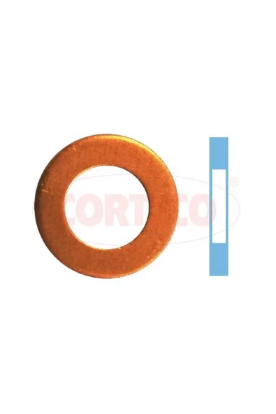 CORTECO Conta Halkası. Nozul Tutucu Rı Met 7.00 12.30 2.00 Cop 4 Seal Ring. Nozzle Holdercrt-49430772 03p130 ürün görseli 1