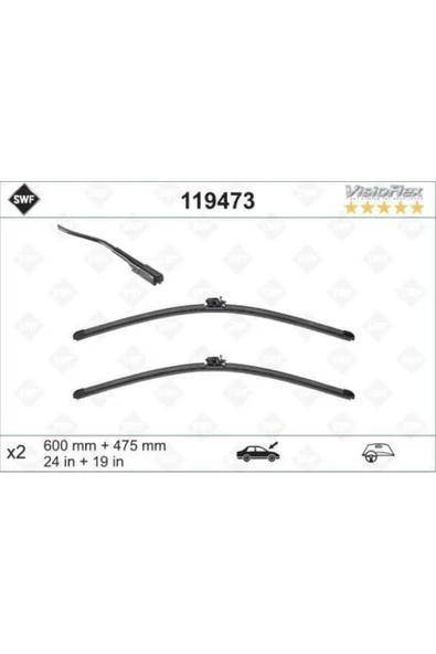 VALEO 119473 Silecek Takim ( Mercedes W176-w177-w117-w118 ) Swf A1778209800 (WF563278) ürün görseli 1