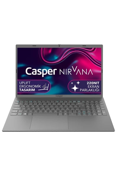 Casper Nirvana C370 Intel Celeron N4020 4GB RAM 120GB SSD 15.6" W11H Laptop C370.4020-4C00B ürün görseli 1
